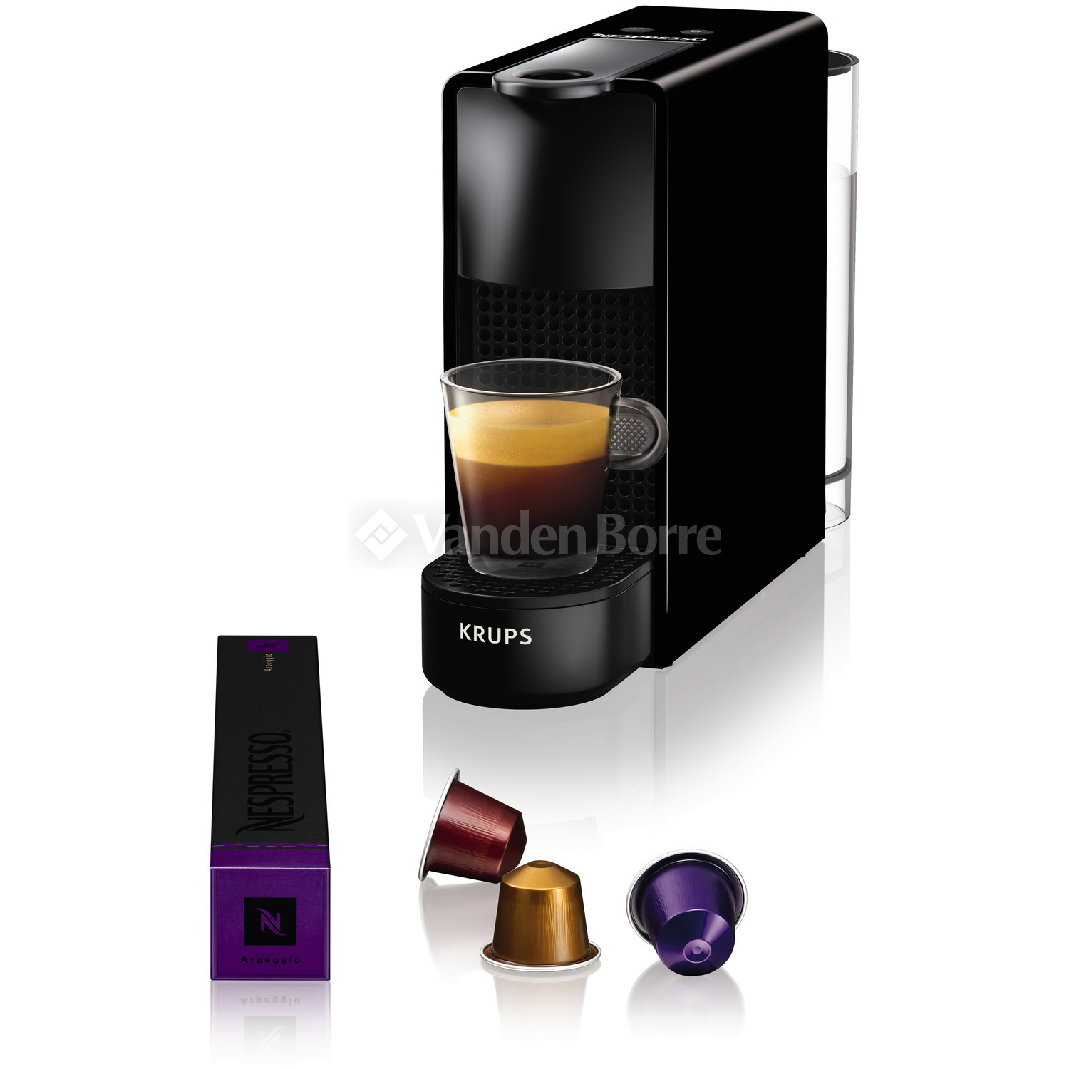 KRUPS NESPRESSO ESSENZA MINI 110810 BLACK chez Vanden Borre comparez et achetez facilement