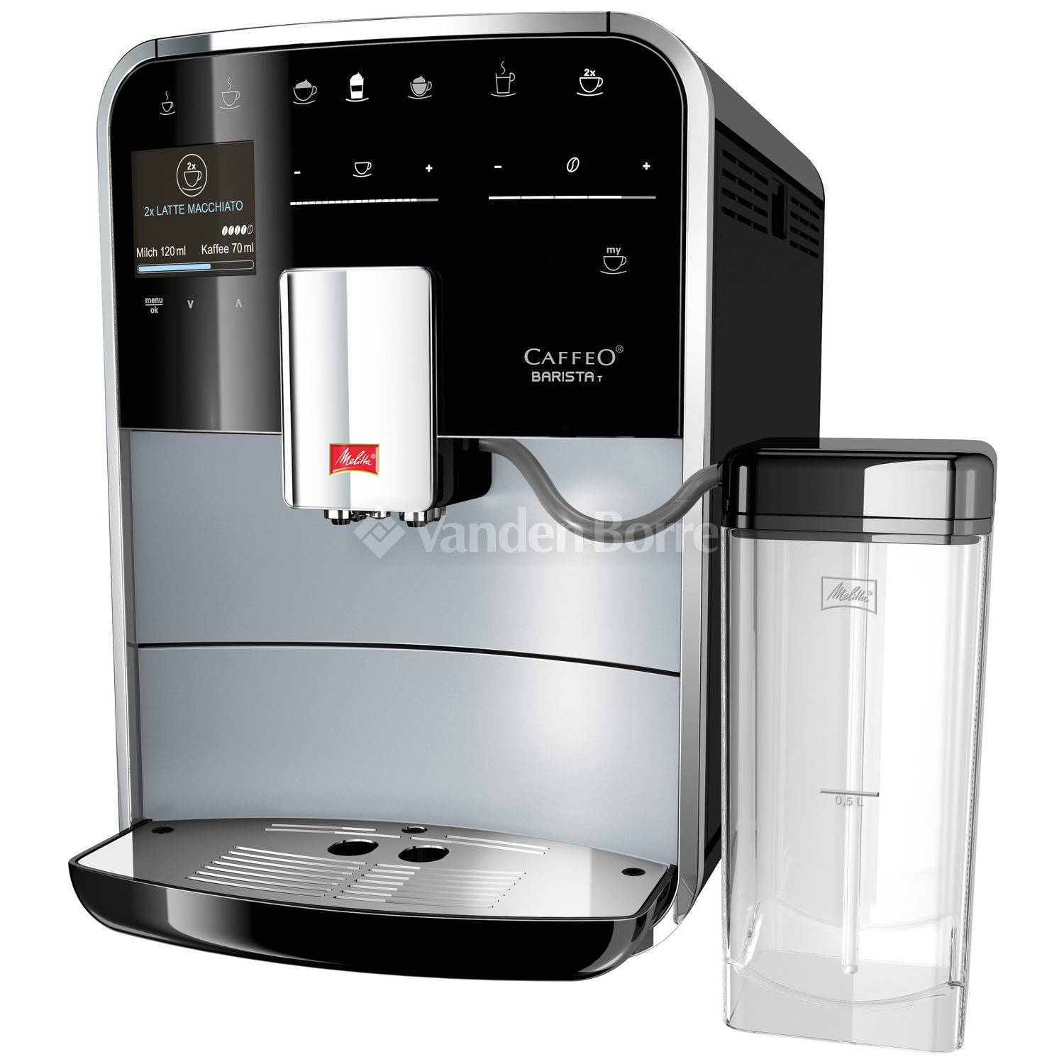 MELITTA CAFFEO BARISTA T F730-101 SILVER chez Vanden Borre: comparez et ...