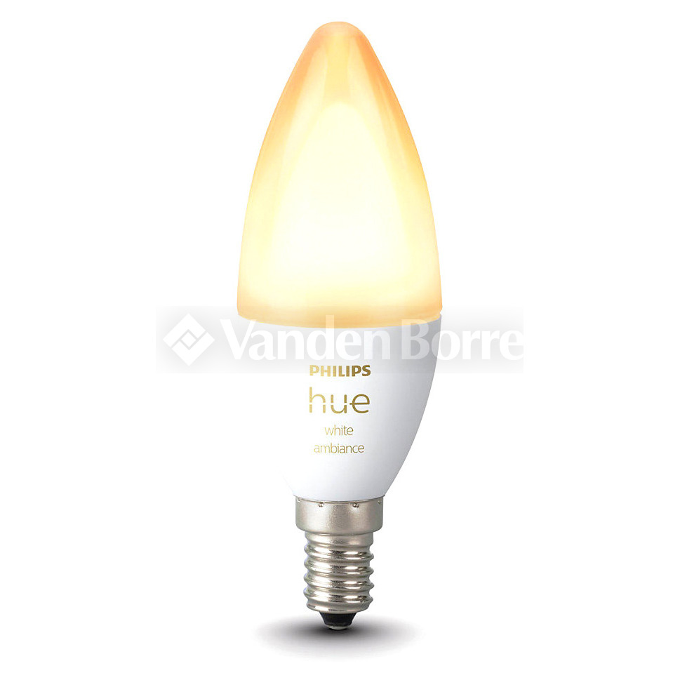 Philips Hue White B39 E14 5.5W – Lot De 3 Ampoules LED Connectées, Blanc Chaud/Froid Dimmable, Compatible Alexa & Google Home