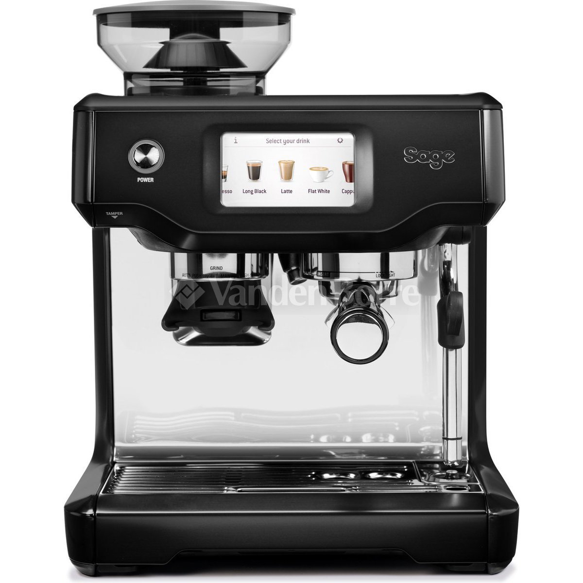 SAGE ESPRESSOMACHINE THE BARISTA TOUCH BLACK STAINLESS STEEL Vanden Borre