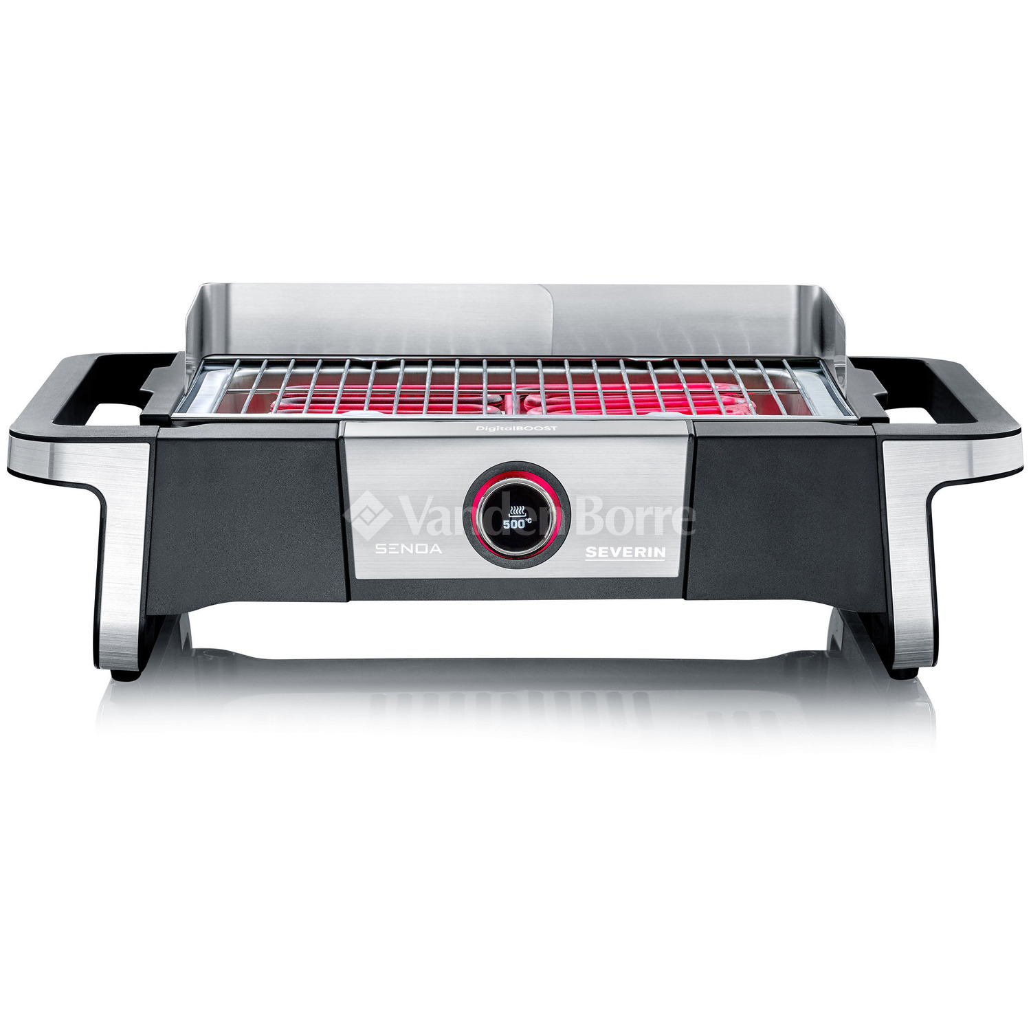 Grill Elettrico Severin DigitalBOOST - Barbecue Da Interno/esterno Con Boost A 500°C E Display Digitale - Foto 7