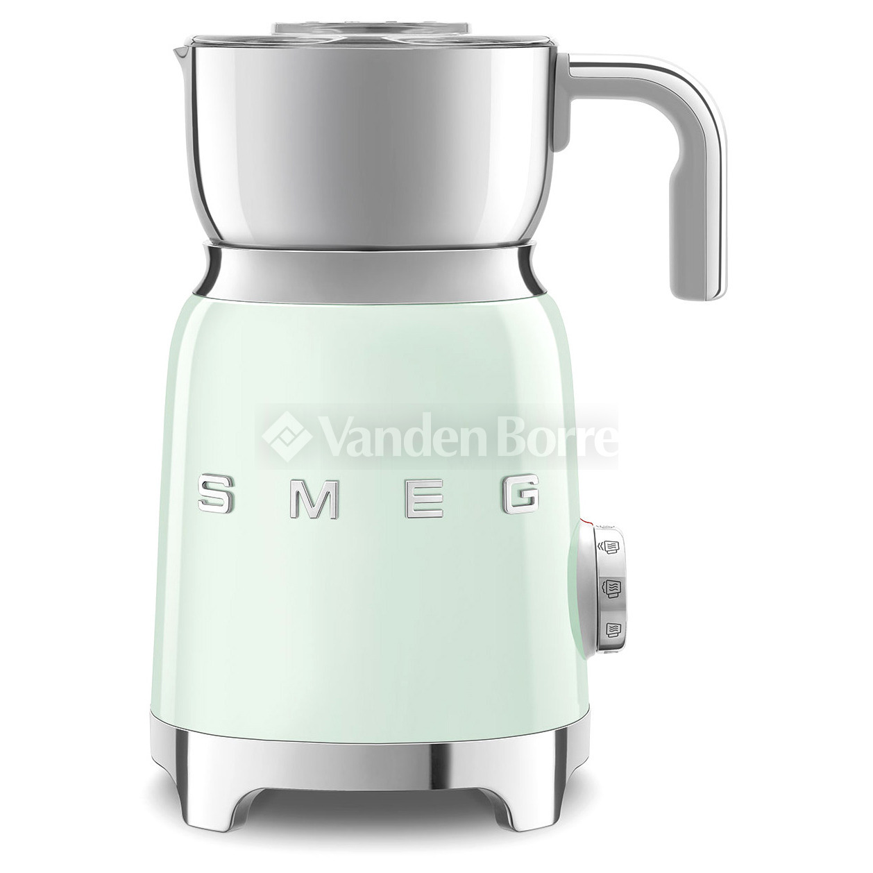 Mousseur à Lait électrique Smeg MFF02 - 3 Fonctions (lait Chaud, Mousse Chaude/froide) - 500W, Revêtement Céramique - Noir