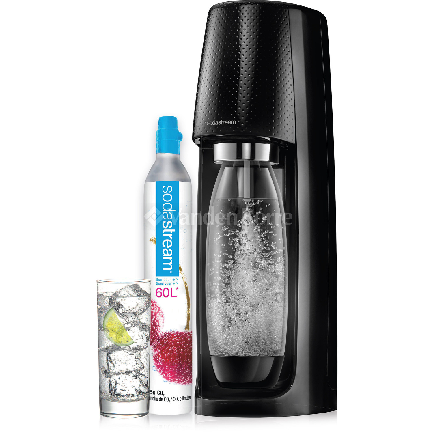 SODASTREAM SPIRIT BLACK bij Vanden Borre gemakkelijk vergelijken en