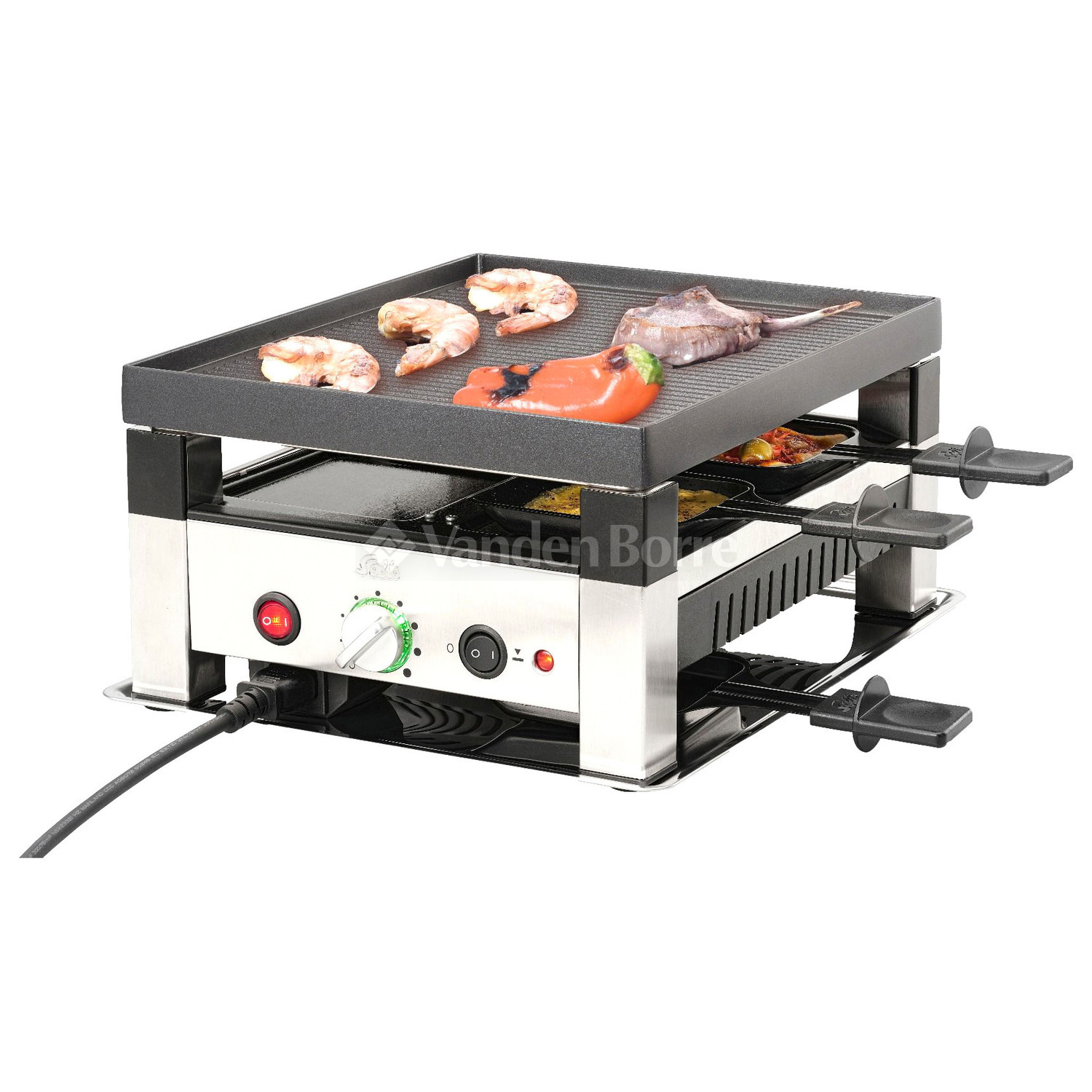 SOLIS 5 IN 1 TABLE GRILL FOR 4 Vanden Borre