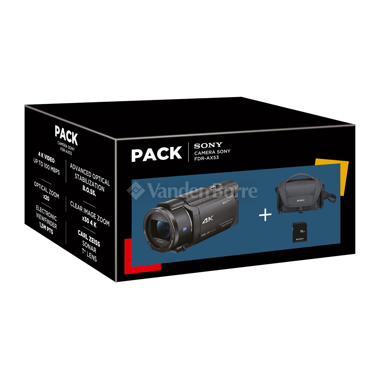 Videocamera Sony FDR-AX53 Black