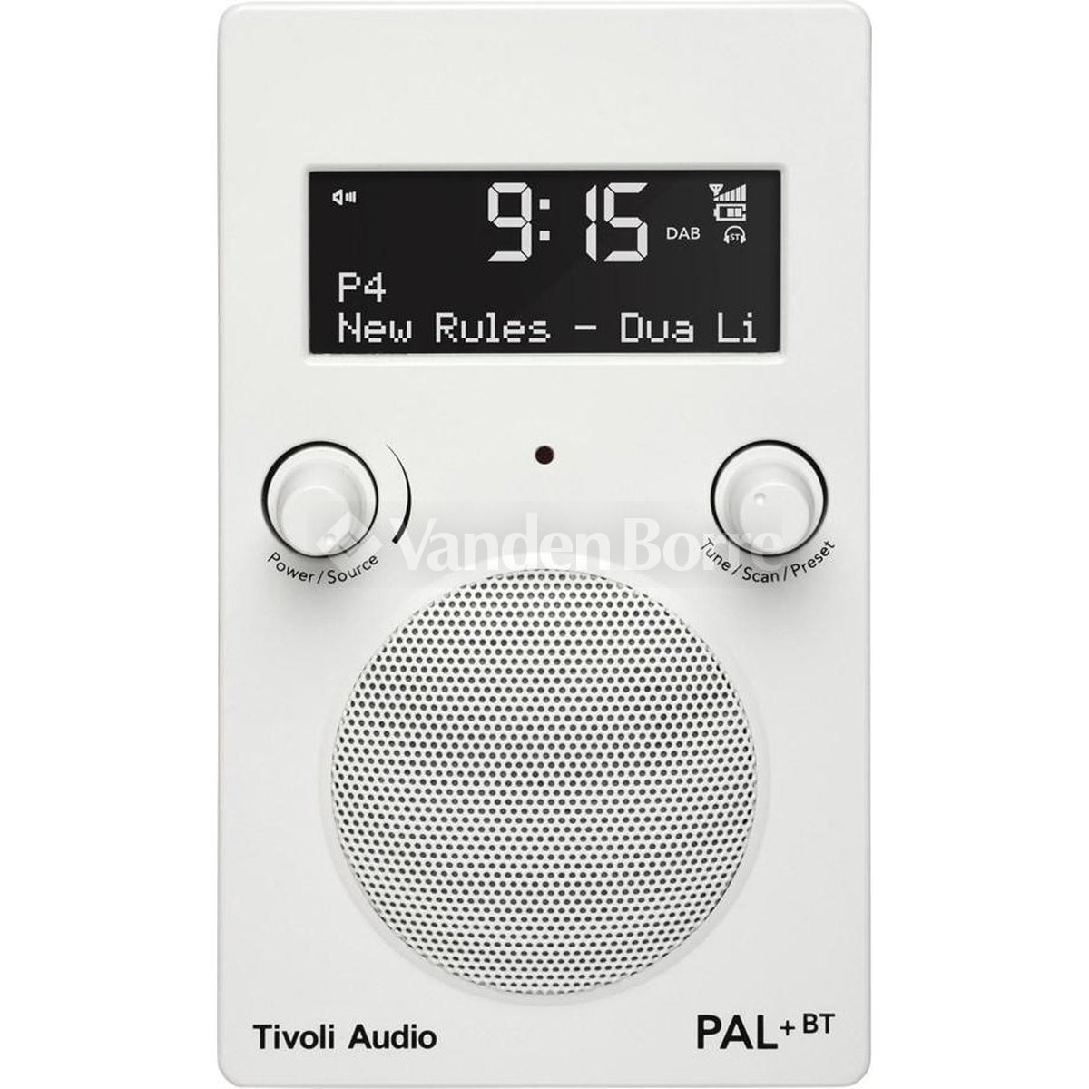 TIVOLI AUDIO RADIO PAL+ BT WHITE Vanden Borre