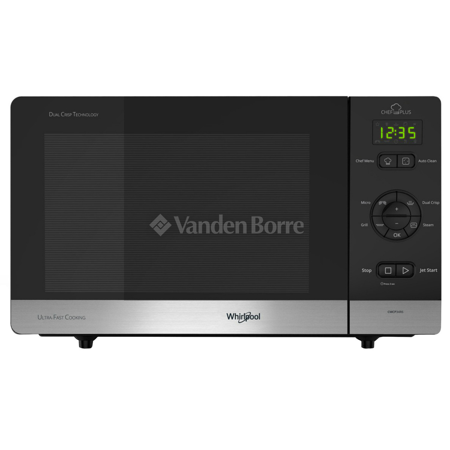 WHIRLPOOL MICROGOLFOVEN CMCP 34R6 BL Chef Plus | Vanden Borre