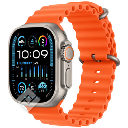 APPLE  Watch Ultra 2 GPS + Cellular, 49mm Titanium Case with Orange Ocean Band