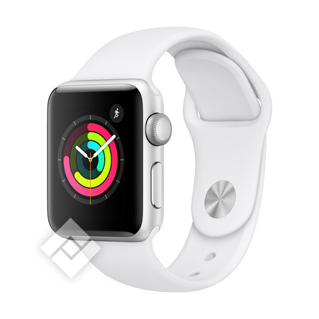 APPLE WATCH SERIES 3 38MM SILVER ALUMINUM CASE WHITE SPORTBAND | Vanden  Borre