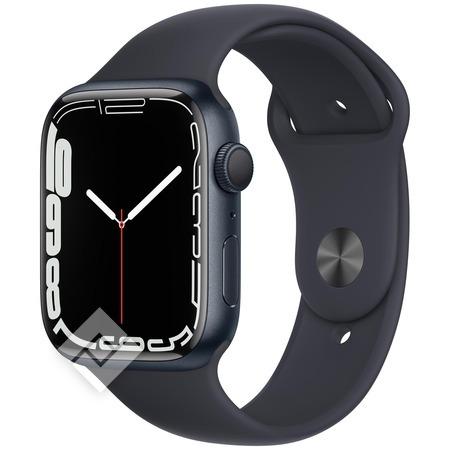APPLE WATCH SERIES 7 GPS 45MM MIDNIGHT ALU CASE WITH MIDNIGHT SPORT BAND  REGULAR | Vanden Borre