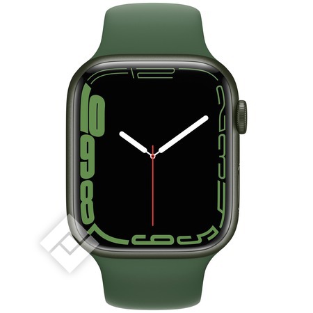 APPLE WATCH SERIES 7 GPS 45MM GREEN ALU CASE WITH CLOVER SPORT BAND REGULAR  | Vanden Borre