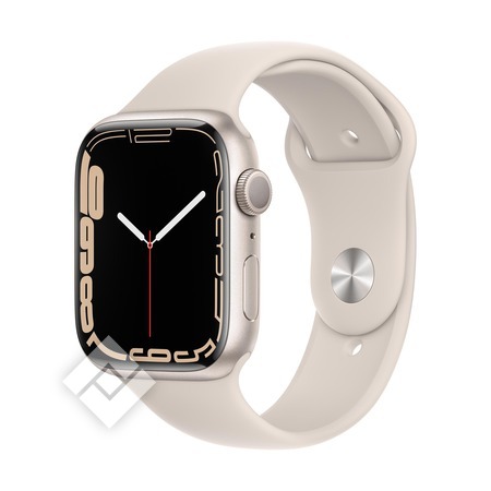 APPLE WATCH SERIES 7 GPS 45MM STARLIGHT ALU CASE WITH STARLIGHT SPORT BAND  REGULAR | Vanden Borre