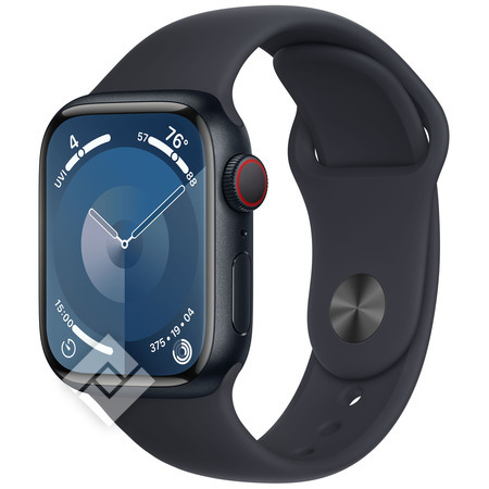 APPLE  Watch Series9 GPS + Cellular 41mm Midnight Aluminium Case with Midnight Sport Band - S/M