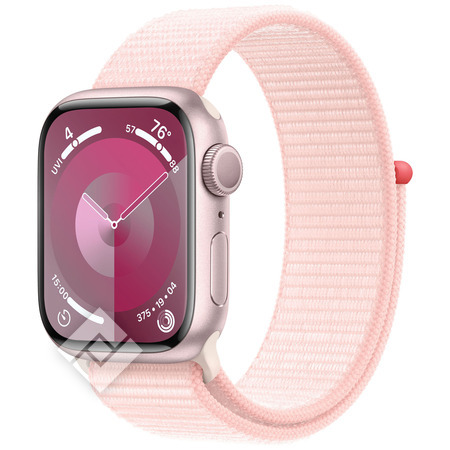 APPLE  Watch Series 9 GPS 41mm Pink Aluminium Case with Light Pink Sport Loop