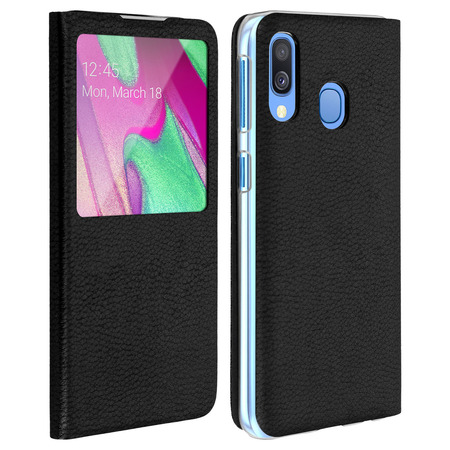 Hoogland ideologie Grens Avizar Samsung Galaxy A40 Etui Hoes Displayvenster Volledige bescherming Zwart | Vanden Borre Hoogland ideologie Grens Avizar Samsung Galaxy A40 Etui Hoes Displayvenster Volledige bescherming Zwart | Vanden Borre