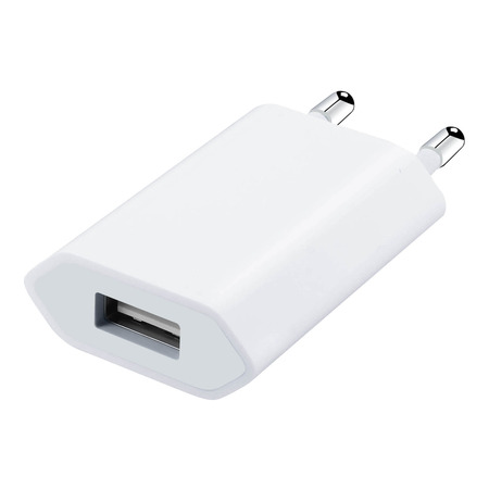 AVIZAR Chargeur Adaptateur Secteur USB puissance 1A pour Smartphone -Blanc