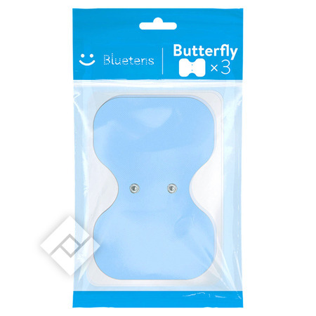 BLUETENS PACK OF 3 ECLECTRODES BUTTERFLY FOR WIRELESS CLIP