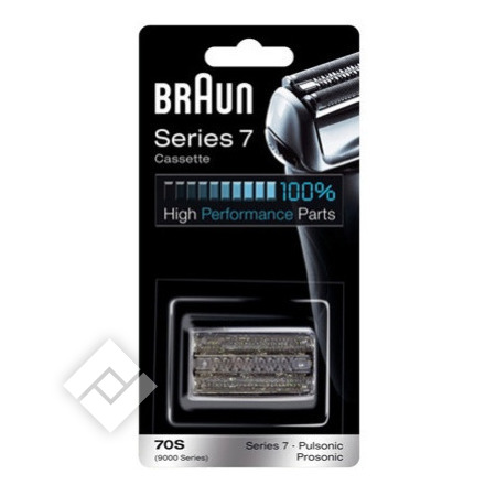 BRAUN SERIES 7 CASSETTE 70 SILVER