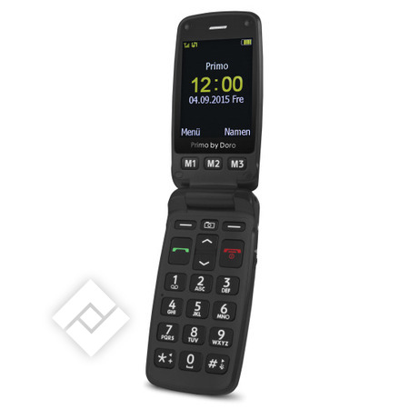 DORO Téléphone portable / Téléphone mobile PRIMO 406 BLACK