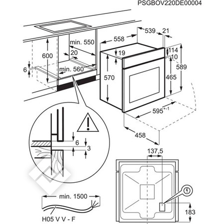Carte De Puissance Pour Four Electrolux EOE6P46Z – Occasion