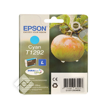 CARTOUCHE D'ENCRE EPSON T1292 CYAN | Vanden Borre