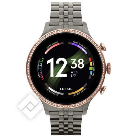 FOSSIL GENERATION 6 GREY STAINLESS STEEL FTW6078