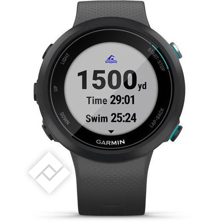 GARMIN Montre connectée, activity tracker ou montre de sport SWIM 2 SLATE