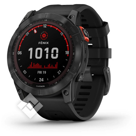 GARMIN FENIX 7X PRO SOLAR GLASS SLATE GRAY WITH BLACK BAND