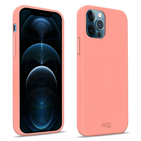 JAYM Coque Apple iPhone 12 Pro Max Silicone Premium Soft Touch Soft Feeling Jaym rose