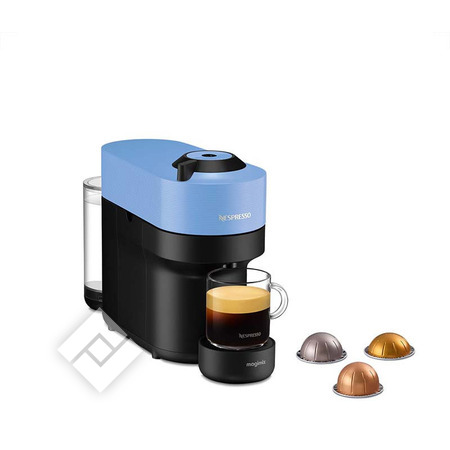 MAGIMIX Machine à dosettes - Nespresso - Senseo - Dolce Gusto VERTUO POP BLUE 11731B