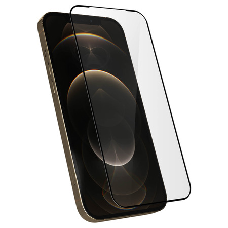 PRIO Film iPhone 12 Pro Max Verre Tremp 9H Biseaut Prio Transparent contour noir