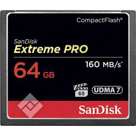 SANDISK CF64GB 160MB/S EXTR PRO