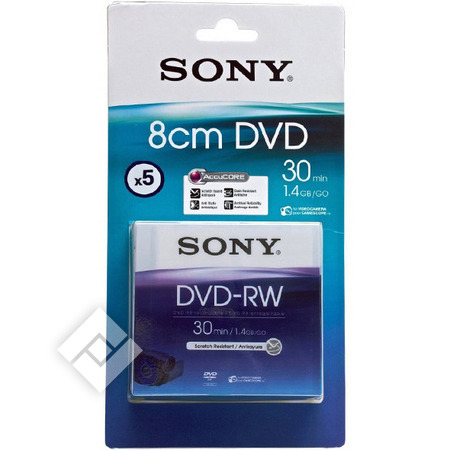 SONY DVD-RW 8CM/30MN X5