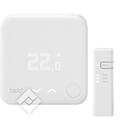 TADO Thermostat connecté V3+ kit de démarrage et 2 têtes thermostatiques