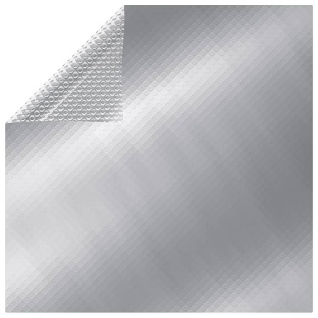 VIDAXL Zwembadhoes 450x220 cm PE zilverkleurig