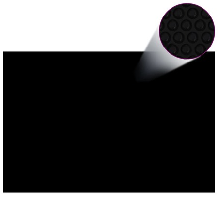 VIDAXL Zwembadhoes rechthoekig 600x400 cm PE zwart