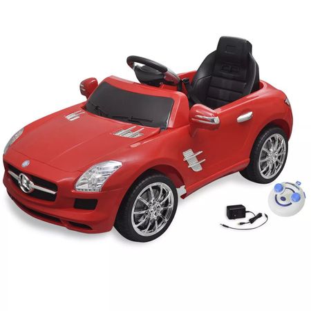 VidaXL Elektrische auto Mercedes Benz SLS AMG rood 6 V met afstandsbediening  | Vanden Borre