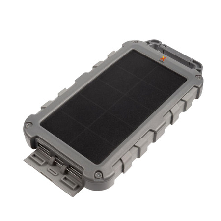 XTORM Powerbank Solaire 10000mAh 20W 2x USB + USB-C Lampe LED Xtorm Fuel Series Gris